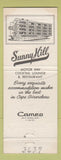 Matchbook Cover - Sunny Hill Motor Inn Restaurant Cape Girardeau MO