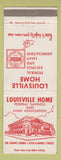 Matchbook Cover - Louisville Home Federal Savings and Loan KY