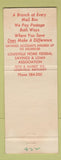 Matchbook Cover - Louisville Home Federal Savings and Loan KY
