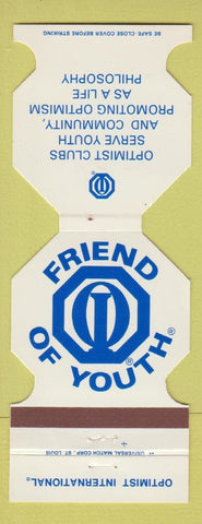 Matchbook Cover - Optimist International Club