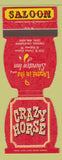 Matchbook Cover - Crazy Horse Saloon Fresno CA Sheraton Inn