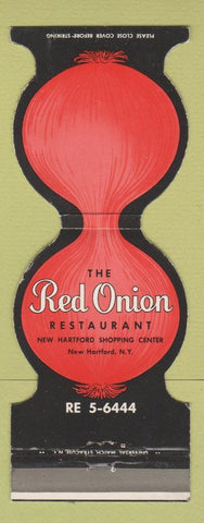 Matchbook Cover - Red Onion Restaurant New Hartford NY