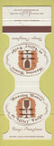 Matchbook Cover - Mansion House Valley Forge Berwyn PA