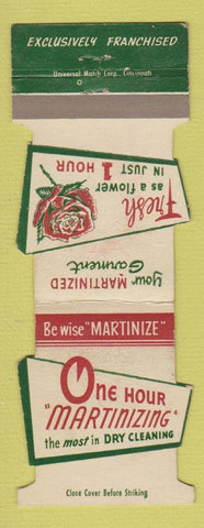 Matchbook Cover - 1 Hour Martinizing Dry Cleaning WEAR