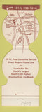 Matchbook Cover - Marina International Hotel Marina Del Rey CA