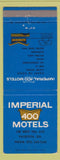 Matchbook Cover - Imperial 500 Motel Valdosta GA WEAR