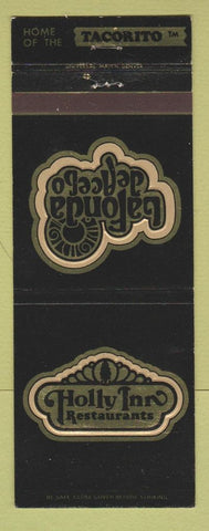 Matchbook Cover - Holly Inn Thornton Wheatridge Colorado Springs Vail Denver