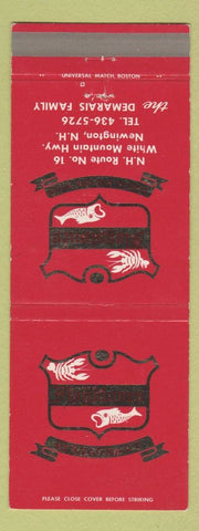 Matchbook Cover - Flagstones Restaurant Newington NH