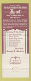 Matchbook Cover - Olde Forked River House NJ