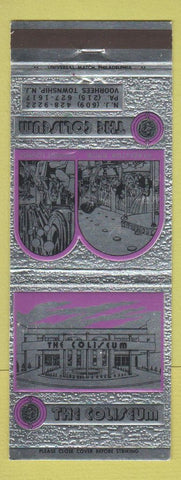 Matchbook Cover - The Coliseum Voorhees Township TN