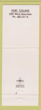 Matchbook Cover - Out of Bounds Bar Restaurant Fort Collins Colorado football