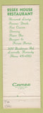 Matchbook Cover - Essex House Restaurant Louisville KY