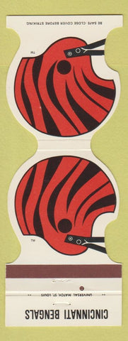 Matchbook Cover - Cincinnati Bengals Football