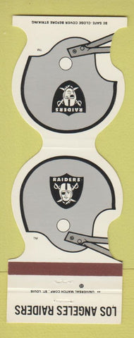 Matchbook Cover - Los Angeles Raiders Football RMS Emily Hiller 1984