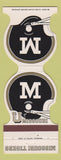 Matchbook Cover - Missouri Tigers Football 1980 RAM Broadcasting