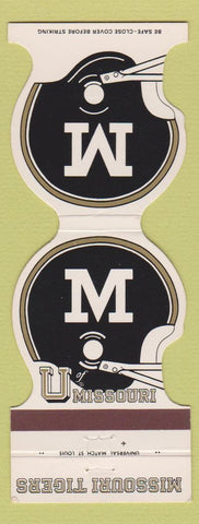 Matchbook Cover - Missouri Tigers Football 1980 RAM Broadcasting