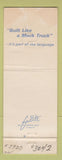 Matchbook Cover - Mack Trucks 75th Honolulu Hawaii