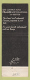 Matchbook Cover - The Skorpios Charlotte NC restaurant