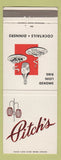 Matchbook Cover - Pitch's Restaurant Milwaukee WI