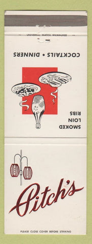Matchbook Cover - Pitch's Restaurant Milwaukee WI