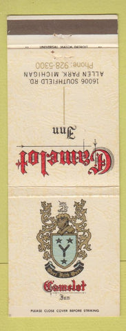 Matchbook Cover - Camelot Inn Allen Park MI