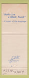 Matchbook Cover - Mack Trucks 75th Dallas TX