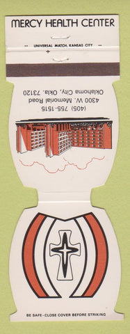 Matchbook Cover - Mercy Health Center Oklahoma City OK Hospital