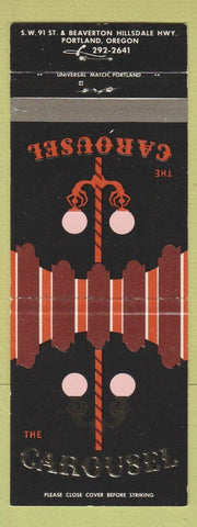 Matchbook Cover - The Carousel Portland OR