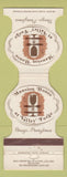 Matchbook Cover - Mansion House Berwyn PA WEAR