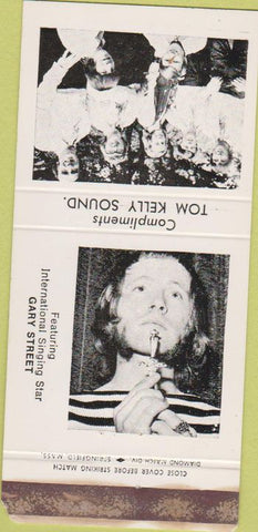 Matchbook Cover - Gary Street Musician Band WORN Yoko Ono reference