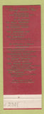 Matchbook Cover - Beverly Wilshire Hotel Beverly Hills CA