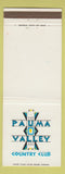 Matchbook Cover - Pauma Valley Country Club CA