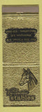 Matchbook Cover - Stables Restaurant Washington DC