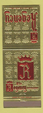 Matchbook Cover - Regency Restaurant Downey CA