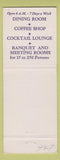 Matchbook Cover - Eddys' Restaurant Kansas City MO