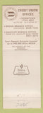 Matchbook Cover - Dallas Telco Credit Union Dallas TX