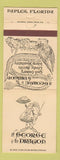 Matchbook Cover - George & The Dragon Naples FL