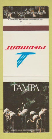 Matchbook Cover - Piedmont Airlines Tampa FL
