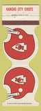 Matchbook Cover - Kansas City Chiefs Football Sheraton Hotel Kansas City MO