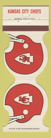 Matchbook Cover - Kansas City Chiefs Football Sheraton Hotel Kansas City MO