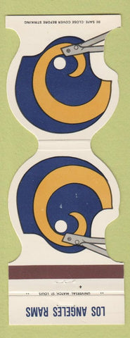 Matchbook Cover Los Angeles Rams Football 1980 Horikawa Restaurant Santa Ana CA