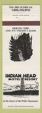 Matchbook Cover - Indian Head Motel Resort Lincoln NH