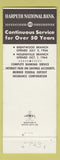 Matchbook Cover - Harpeth National Bank Franklin TN