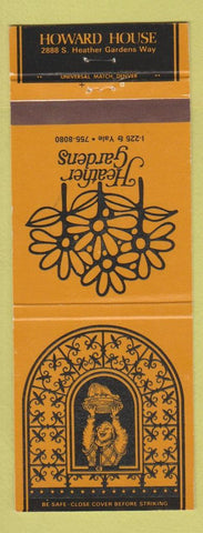 Matchbook Cover - Howard House  Denver Colorado