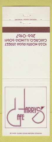 Matchbook Cover - Harry's Cafe Chicago IL
