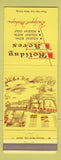 Matchbook Cover - Holiday Acres Motel bowling golf Bridgeport MI