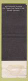 Matchbook Cover - Les Barons Los Gatos CA