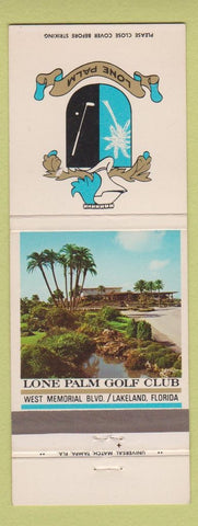 Matchbook Cover - Lone Palm Golf Club Lakeland FL