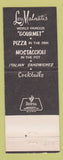 Matchbook Cover - Lou Malnatti's Pizza Flossmoor IL