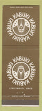 Matchbook Cover - Kabuki Cincinnati OH